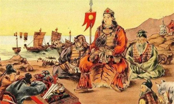 汉献帝的曾孙刘阿知，带领2040人东渡倭国，还和天皇结婚生下3子