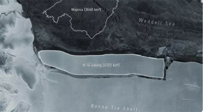 南极又出事了  世界上最大的冰山将脱离南极洲  进入“冰山坟墓”
