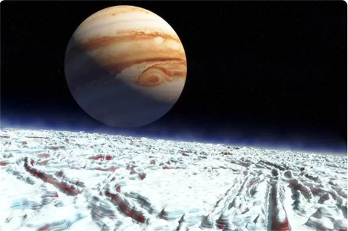 照片显示：木卫二表面布满裂纹 冰层之下可能存在外星生命