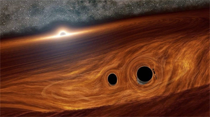 90亿光年，两个超大质量黑洞正在靠近，将于一万年内相撞？