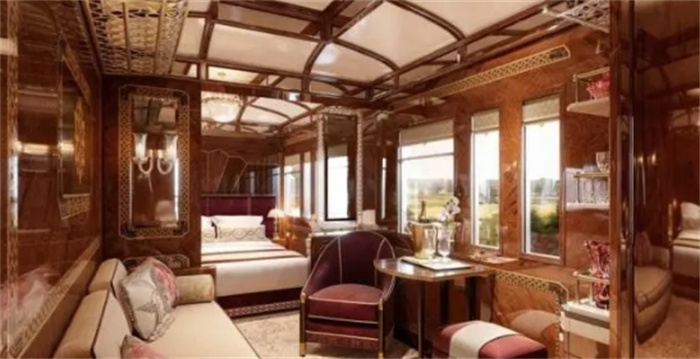 世界上最豪华的列车再次升级，就像火车拉着“皇宫”在旅行