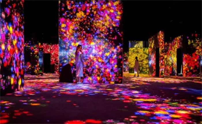 全球最大的数码艺术博物馆开张了，非常酷炫的视觉艺术博物馆