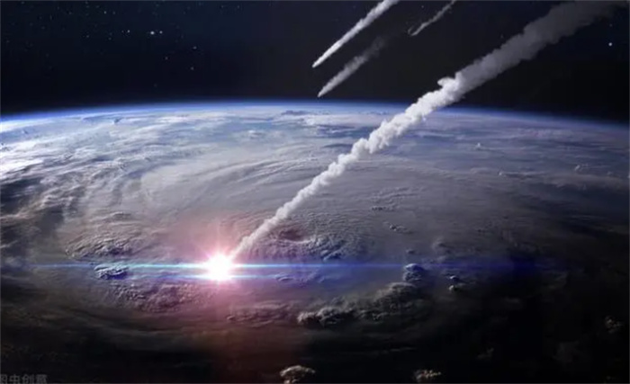 威力50万吨TNT，小行星空中爆炸解体，外星人在保护地球？