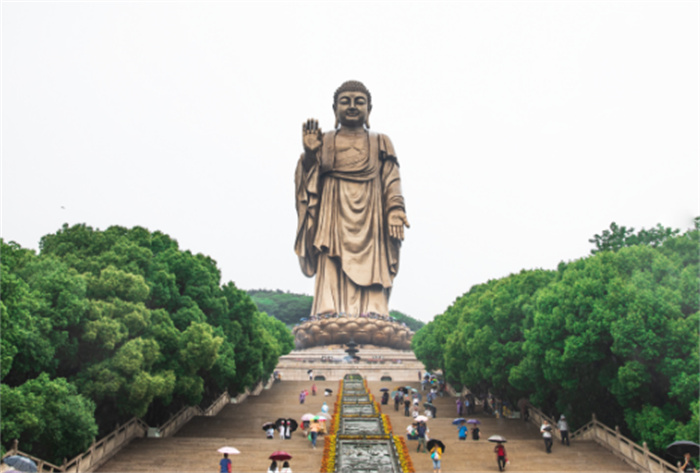 世界最高的释迦牟尼佛像 位于无锡灵山胜境（佛教圣地）