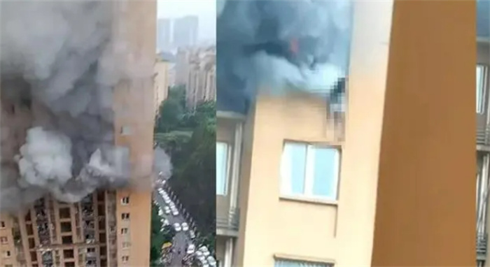 重庆一大楼火灾致伤亡不实 现场无人员伤亡